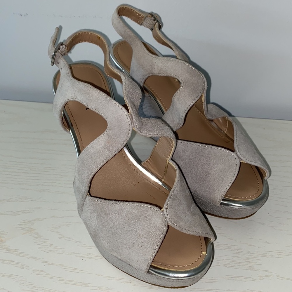 Alfani Suede Leather Wedge Heels